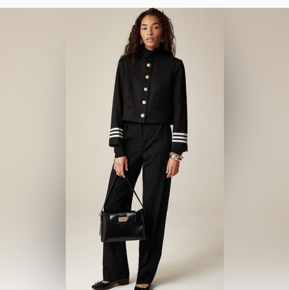 J Crew Collection Ora Tessuti  Louisa Wool Blend Lady Jacket $328 Size 00